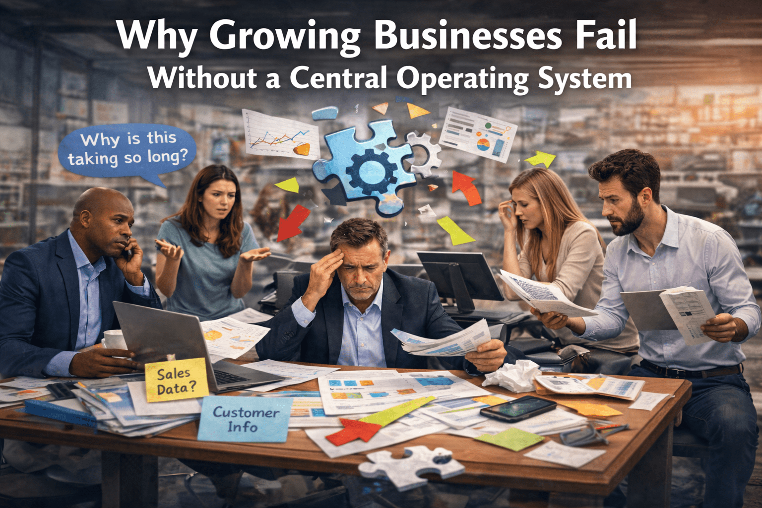 Central Operating System helps prevent growing businesses from failing