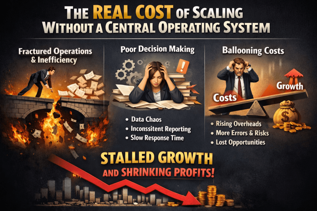 The Real Cost of Scaling Without a Central Operating System
