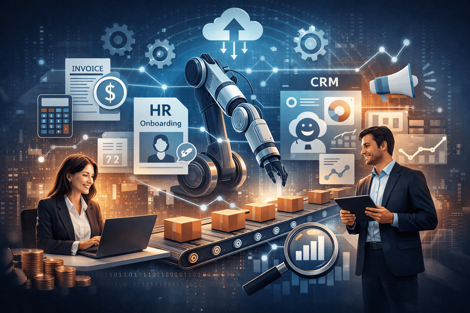 Smart Businesses using automation tools to boost efficiency and productivity