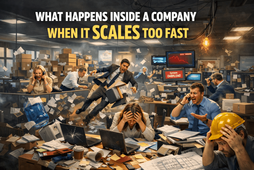 What Happens Inside a Company When It Scales Too Fast