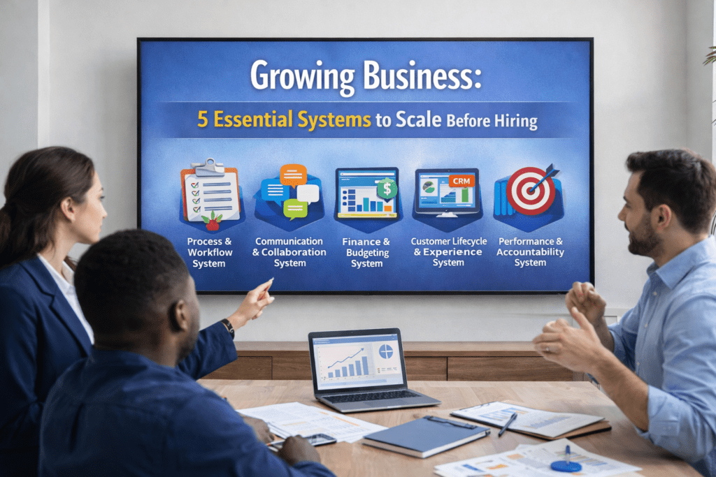 The 5 Systems Every Growing Business Needs Before Hiring More People